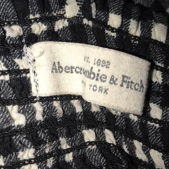 Abercrombie & Fitch Black and White Gingham Dress - Picture 5 of 5